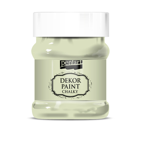 Pentart Dekor Paint Chalky 230 Ml Lichen-Green
