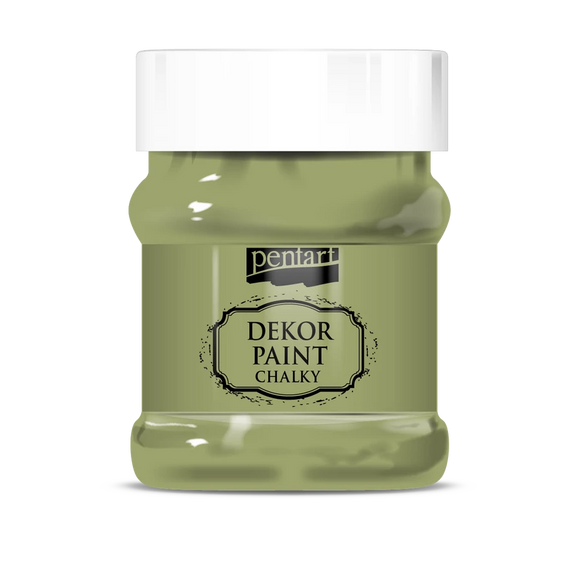 Pentart Dekor Paint Chalky 230 ml Olive
