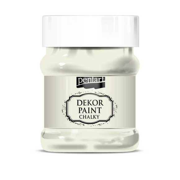Pentart Dekor Paint Chalky 230 Ml Cream-White