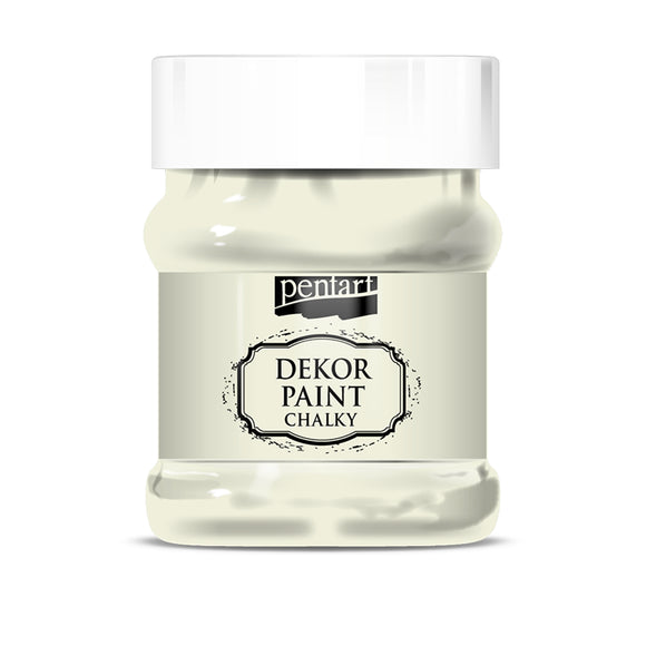 Pentart Dekor Paint Chalky 230 Ml Cream-White