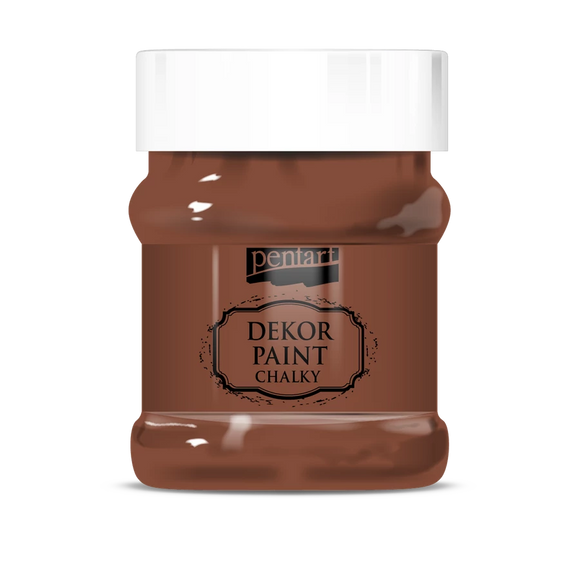 Pentart Dekor Paint Chalky 230 Ml Brown