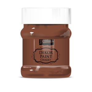 Pentart Dekor Paint Chalky 230 Ml Brown