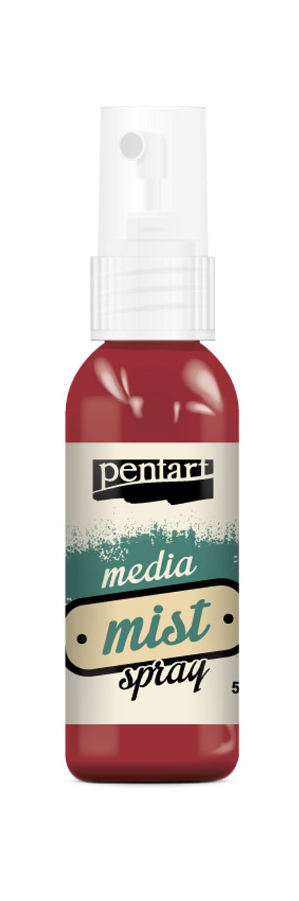 Pentart Media Mist Spray 50 Ml Red