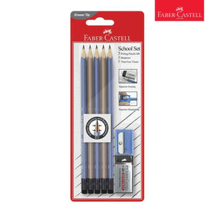 Faber-Castell School Set HB Writing Pencils