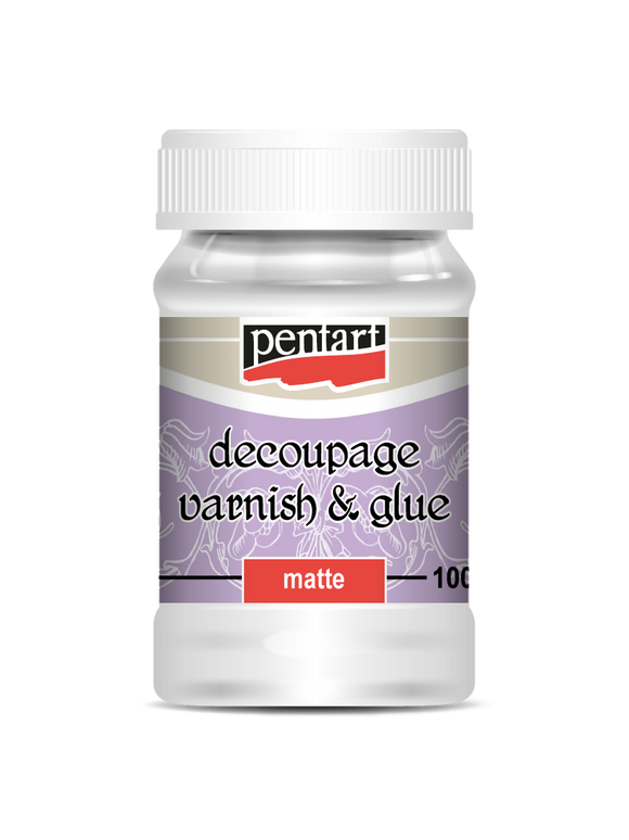 Pentart Decoupage Varnish & Glue, Matte 100 Ml
