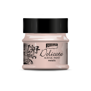 Pentart Delicate metallic acrylic paint 50 ml rose gold