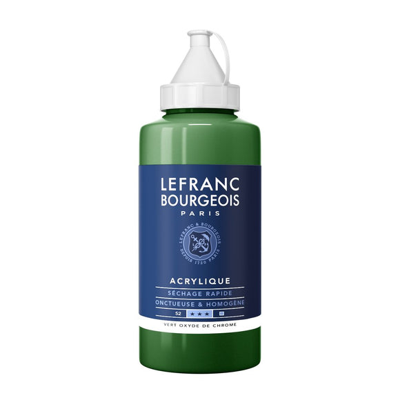 Lefranc & Bourgeois Fine Acrylic Colour 750Ml Btl Green Oxide Chromium