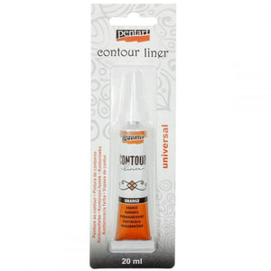 Pentart Contour Liner 20 Ml Orange