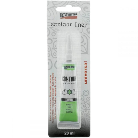 Pentart Contour Liner 20 Ml Lime