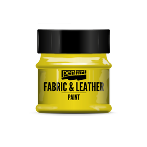 Pentart Fabric & Leather Paint 50 Ml Yellow