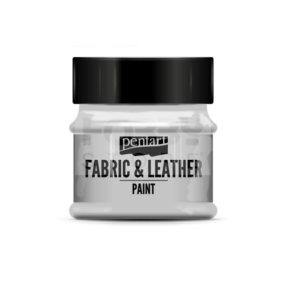 Pentart Fabric & Leather Paint 50 Ml Gray