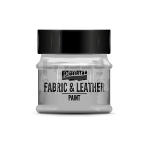 Pentart Fabric & Leather Paint 50 Ml Silver