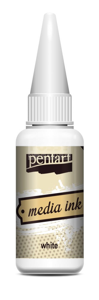 Pentart Media Ink 20 Ml White