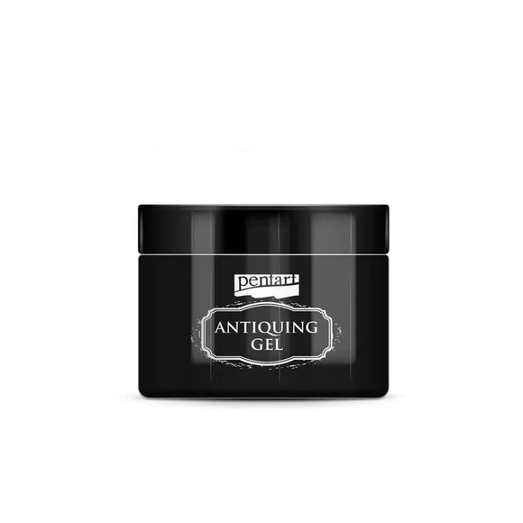 Pentart Dekor Aging Gel 150 ml black