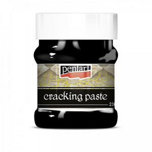 Pentart Cracking Paste 230 mL, Black