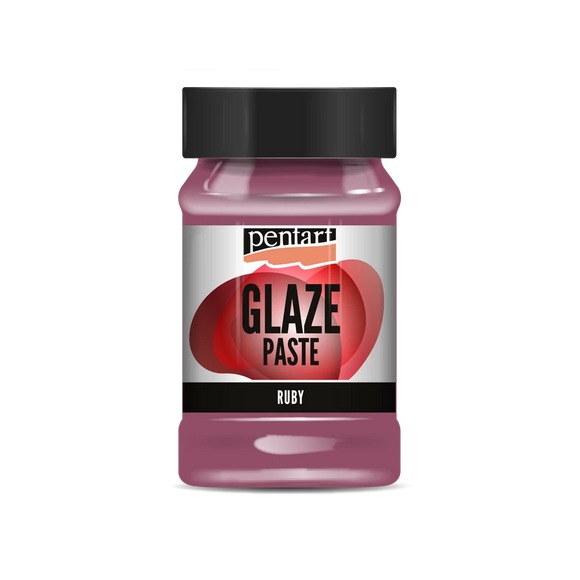 Glaze Paste 100ml Iridescent Ruby
