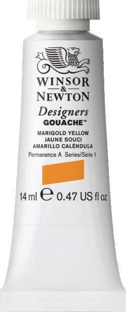 Winsor & Newton Gouache Marigold Yellow 14Ml