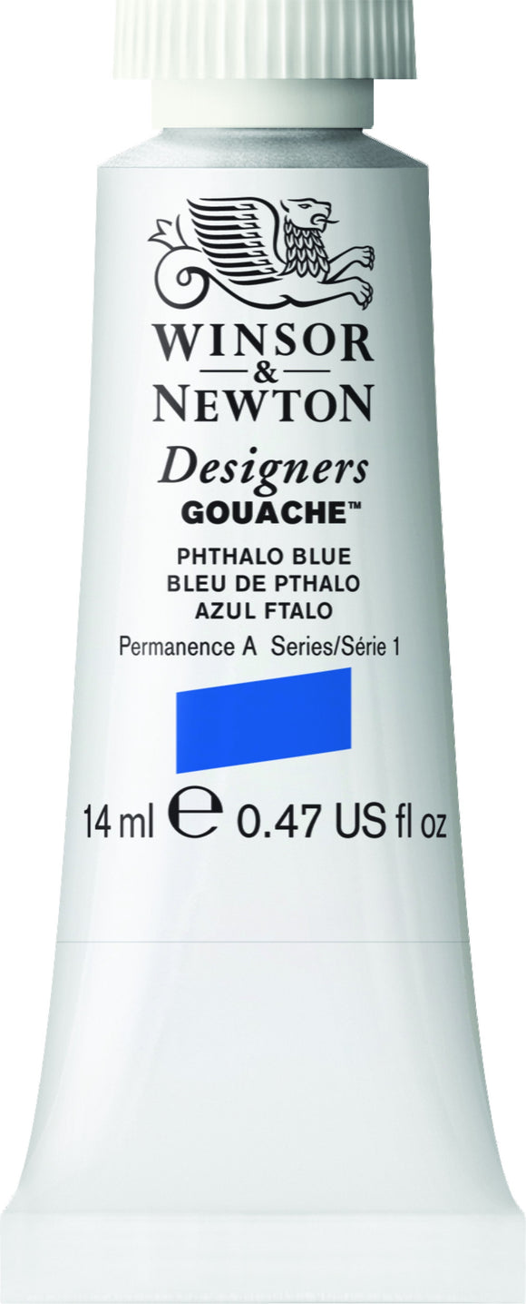 Winsor & Newton Gouache Phthalo Blue 14Ml