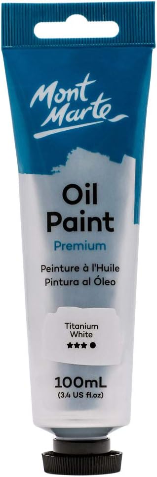 Mont Marte Oil Paint 100Ml - Titanium White