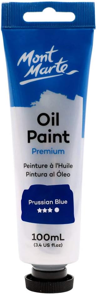 Mont Marte Oil Paint 100Ml - Prussian Blue