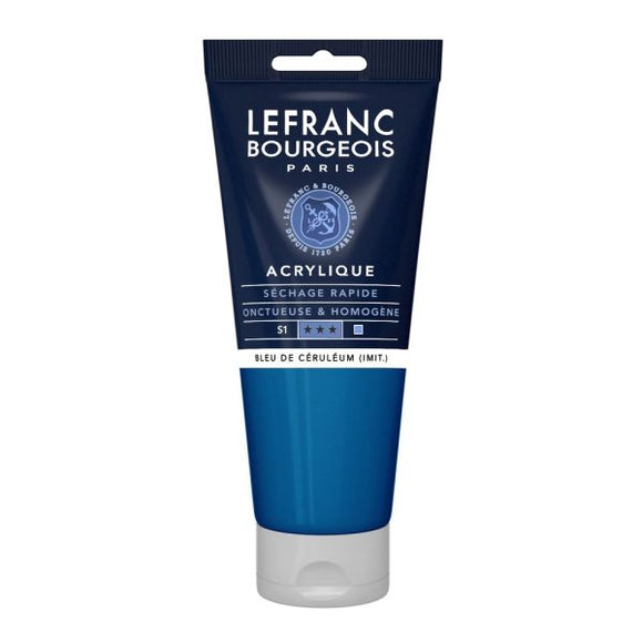 Lefranc & Bourgeois Fine Acrylic Colour 200Ml Tbe Cerulean Blue Hue