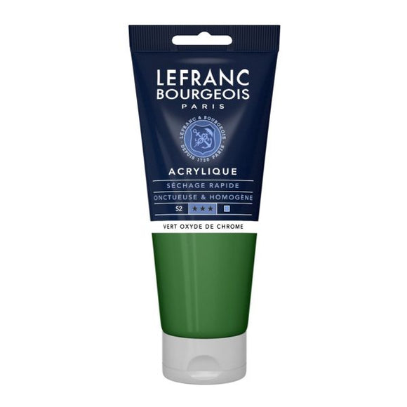 Lefranc & Bourgeois Fine Acrylic Colour 200Ml Tbe Chromium Oxide Green