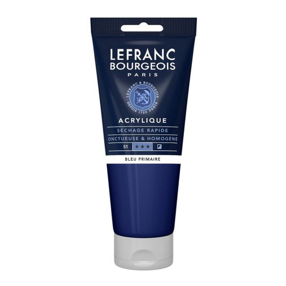 Lefranc & Bourgeois Fine Acrylic Colour 200Ml Primary Blue