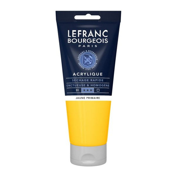 Lefranc & Bourgeois Fine Acrylic Colour 200Ml Primary Yellow