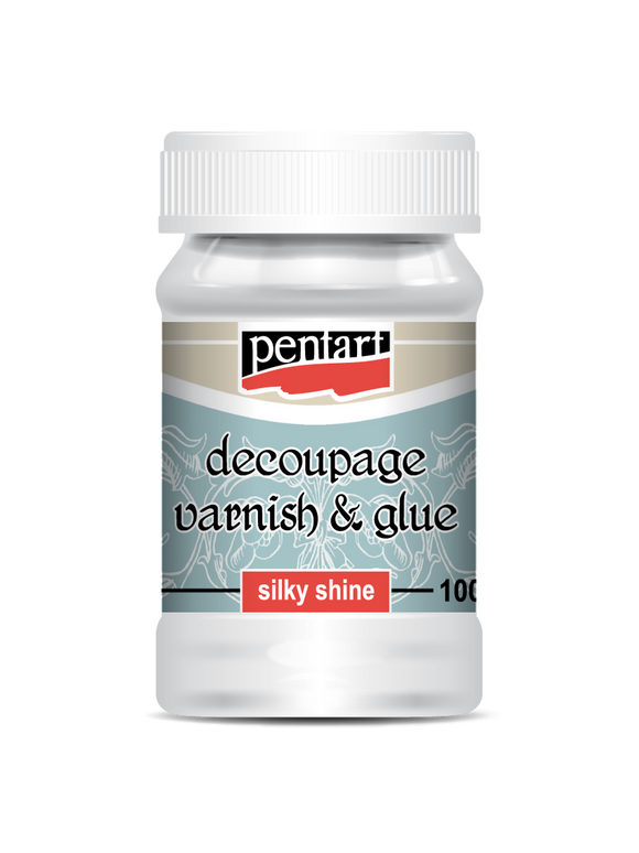 Pentart Decoupage Varnish & Glue Silky-Shine 100 Ml