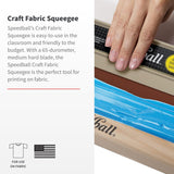 Speedball Craft Fabric Squeegee, 9-Inch for Silk Screen Printing