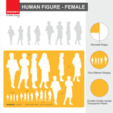 Human Figure Template - Female