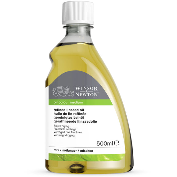 Winsor & Newton Refined Linseed Oil 500ml