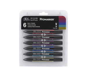 Winsor & Newton Promarker 6 Rich Tones