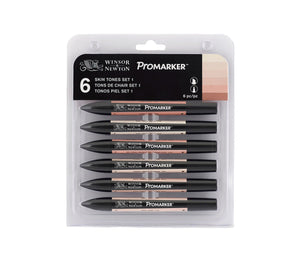 Winsor & Newton Promarker 6 Skin Tones Set 1