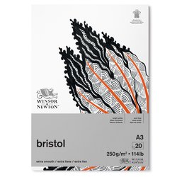 Winsor & Newton Bristol Pad 250GSM A3 20 Sheet