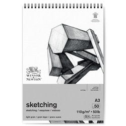 Winsor & Newton Sketch Pad Wired 110gsm A3 50 Sheets