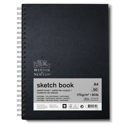 Winsor & Newton Sketch Book Wire 170 GSM, A4, 50 Sheets