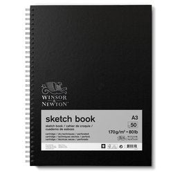 Winsor & Newton Sketch Book Wire 170 GSM, A3, 50 Sheets