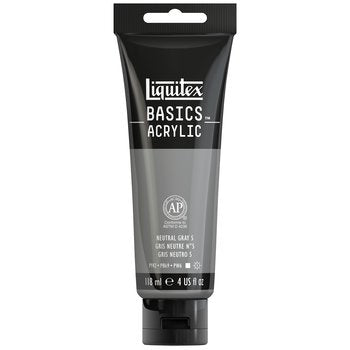 Liquitex Basics Acrylic 118Ml Neutral Grey 5