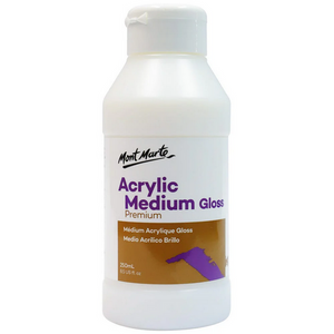 Mont Marte Acrylic Medium Gloss 250mL