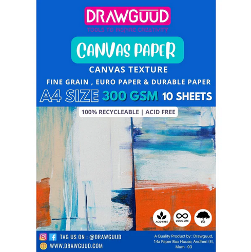 Drawguud Canvas Pad A4 A3