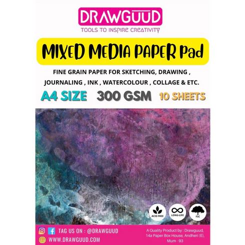 Drawguud Mixed Media Pad A4 A3