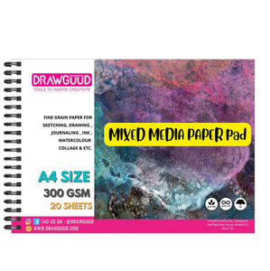 Drawguud Mixed Media Pad (Spiral)