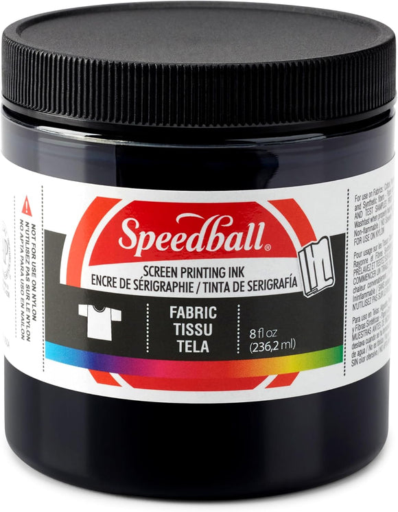 FABRIC SCREEN PRINTING INK 236ML - BLACK