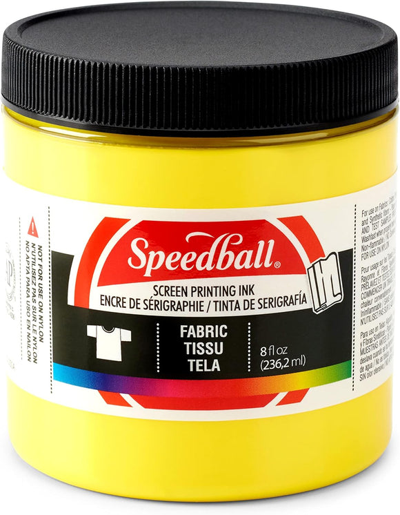 FABRIC SCREEN PRINTING INK 236ML - YELLOW