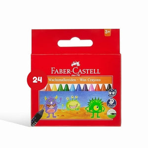 Faber-Castell Wax Crayons (24pcs)