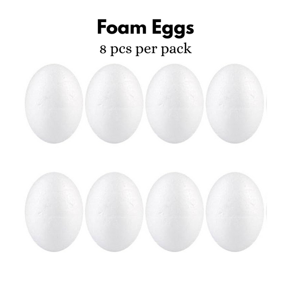 FOAM EGGS 8PCS