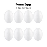 FOAM EGGS 8PCS