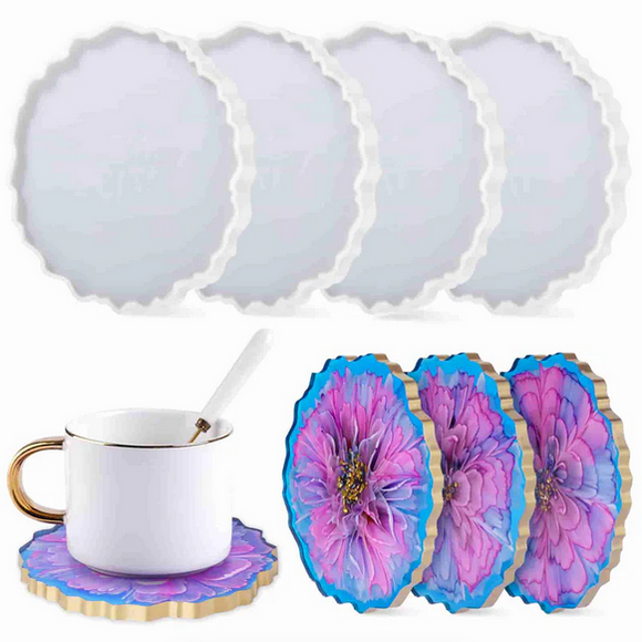 Geode Coaster Molds (4pcs)