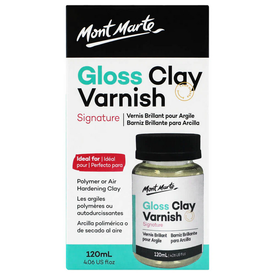 Mont Marte Clay Varnish Gloss 120mL
